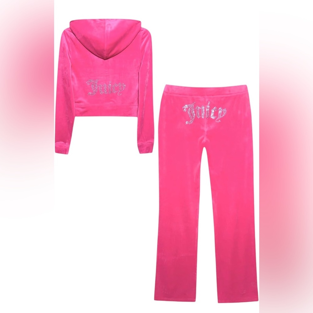 Juicy Couture Tracksuit Hot Pink